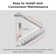 LED Smart Motion-Activated Stair Light with Remote Controlled Motion LED Step Light LED, Stair Lighting Adjustable Brightness Light Speed Steps Number(12Steps,3000k)