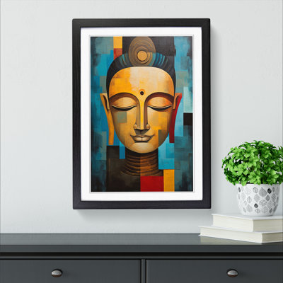 Buddha Cubism No.2 - Framed Print
