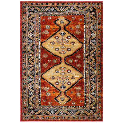Tapis rouille / doré Southwestern
