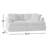 Lucia 65.5" Recessed Arm Slipcovered Loveseat-206543141