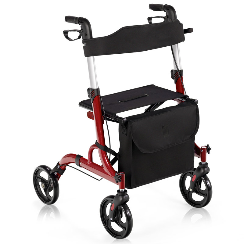 Aluminium Bar Cart, Red