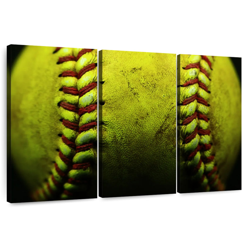 Sireci Dirty Softball, 32" H x 50" W