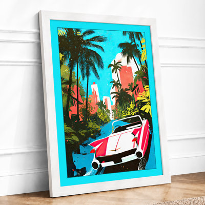 Miami Speedway Retro - Print