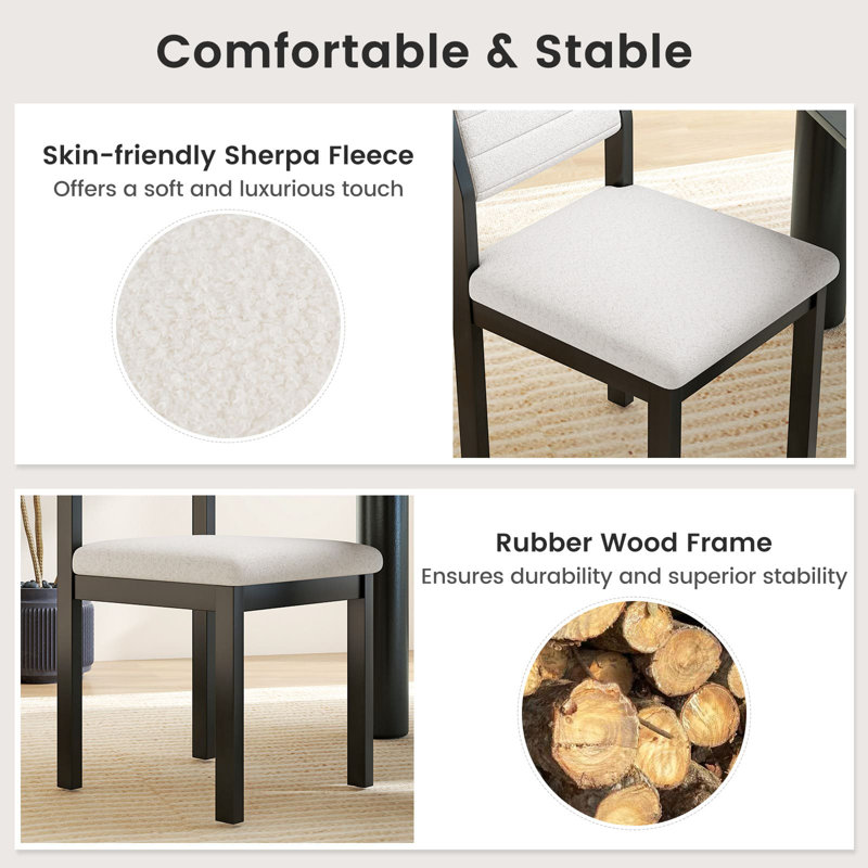 50cm H Upholstered Side Chair
