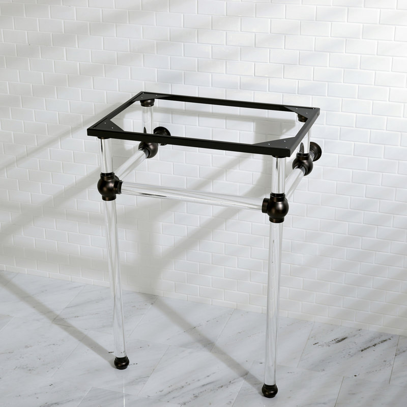 Kingston Brass Templeton Acrylic Console Sink Legs, Oil Rubbed Bronze