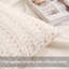 Paquet de 2 housses de coussin décoratif en velours côtelé 18 x 18 pouces Boho