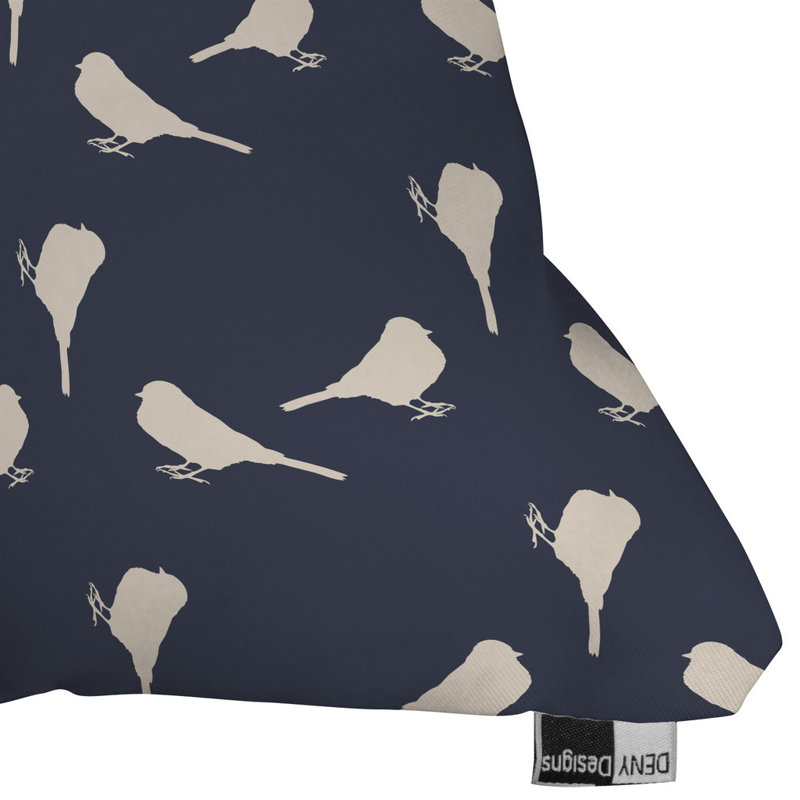 Coussin extérieur Allyson Johnson Little Birdies, H 16 po x l 16 po