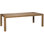Horizon Rectangular Teak Solid Wood Outdoor Dining Table , 88 " W 44 " D