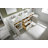 Danbury 72'' Double Bathroom Vanity with Top-688445207
