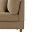 Fauteuil rembourré en velours côtelé de chameau avec dossier rembourré, module de fauteuil simple à un accoudoir pour canapé modulaire-1967939514