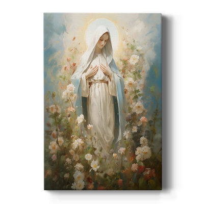 «Religious» - Toile tendue avec châssis de qualité supérieure - Prêt à être accroché