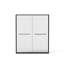 Porte de douche coulissante double 56-60 "X70"