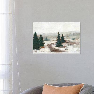 Melting Snow I 1 Piece Wrapped Canvas Painting