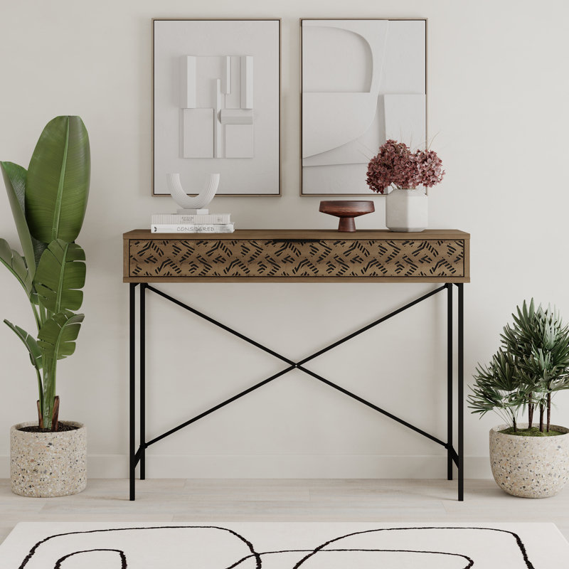 Adaleen 110cm Console Table, Brown