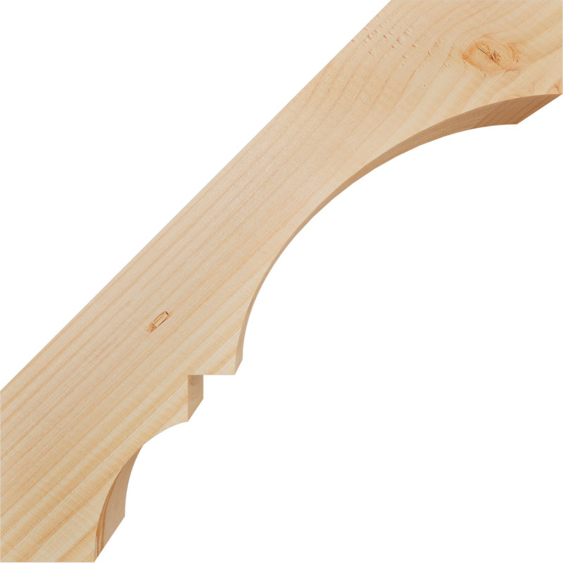 Genouillère Balboa, Sapin de Douglas, Lisse, H 18 po x l 3,5 po x P 18 po
