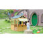 AIYAPLAY Wooden Playhouse for Kids Outdoor, Foldable Wendy House, Brown