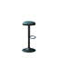 Swivel Upholstered Adjustable Height Counter Stool with Metal Frame-1590906314
