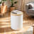 Outdoor Side Table With Storage, Round Side Table With Storage And Accent Table For Indoor And Outdoor, Magnesium Oxide Material Outdoor Storage Side Table For Patio, Indoor Use