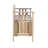 Naja Solid Wood Storage Bench