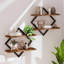 Tablettes flottantes à deux niveaux 15 po Rustic Diamond