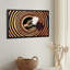 Art mural sur toile orange et noir-133051396
