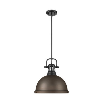 Luminaire suspendu 1 lumière avec tige Bryceton