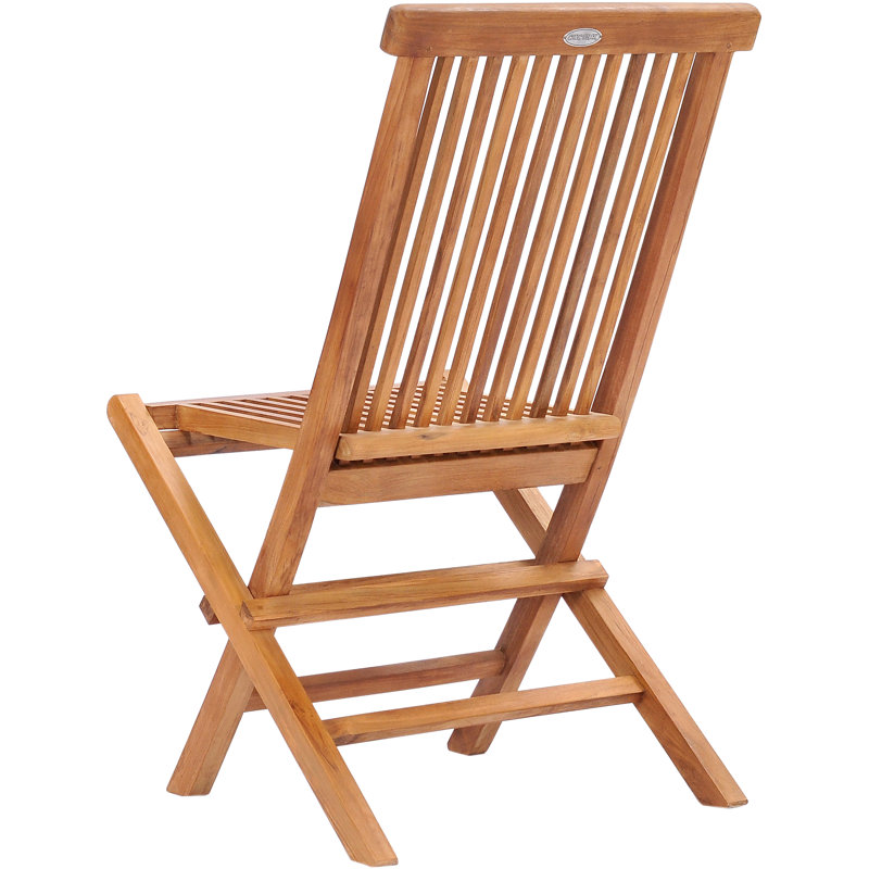 California Outdoor Teak Dining Side Chair