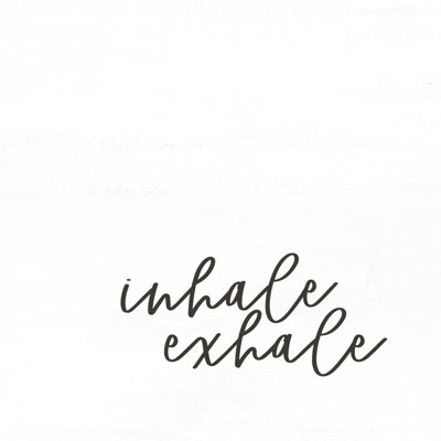 Inhale Exhale 2 - Wrapped Canvas Print