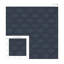 Rouleau de papier peint embossé 3D 2 pi 3 po x 27 po Designs Basketweave-72803656