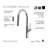 Kalia Karismatik Pull Down Kitchen Faucet-55782536