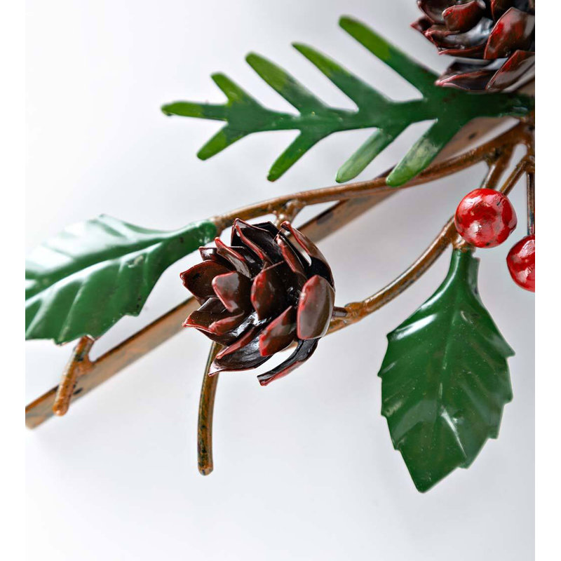Pinecone Holiday Corner, H 2 po x l 8,25 po x P 12,25 po
