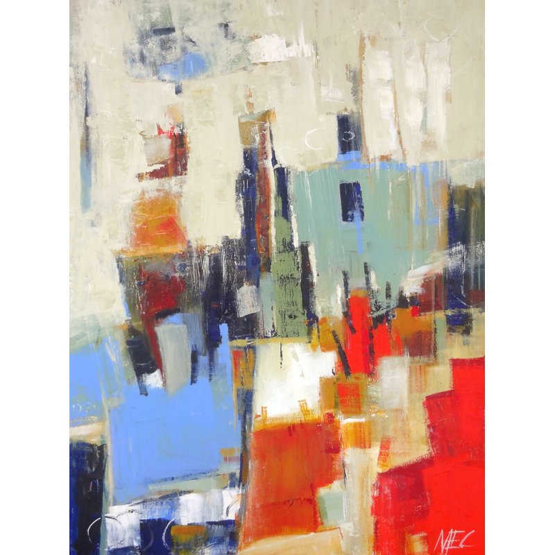 Zaza par Elizabeth Chapman - Peinture, H 32 po x l 24 po, Toile tendue