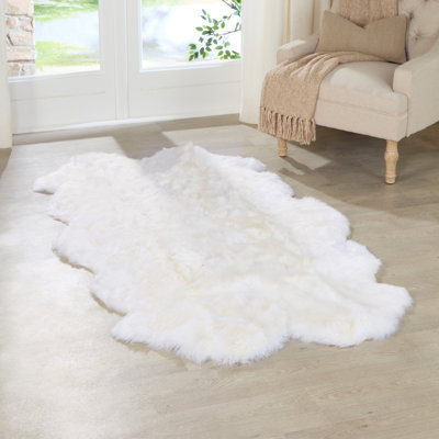 Ordonez Novelty cm Sheepskin Hand Woven Area Rug