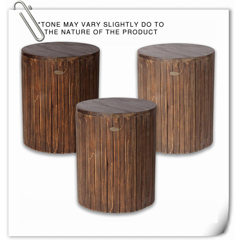 Jeniva Solid Wood Accent Stool