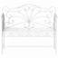 Banc de jardin 43 po, banc d'extérieur avec accoudoirs