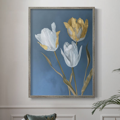 Reproduction encadrée FLORAL Series Cxxxi - bois massif