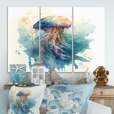 Colorful Deepsea Jellyfish III 3 Pieces Colorful Deepsea Jellyfish III 3 Pieces
