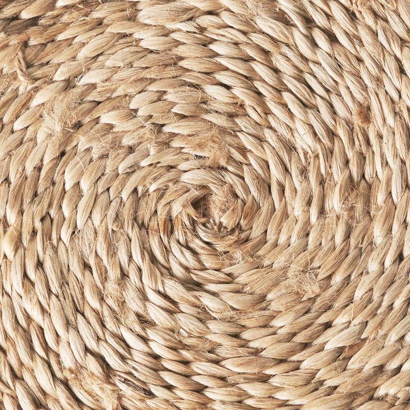 Patrice Handmade Jute Geometric Round 15" Placemat