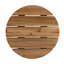 Table d'appoint ronde en bois massif