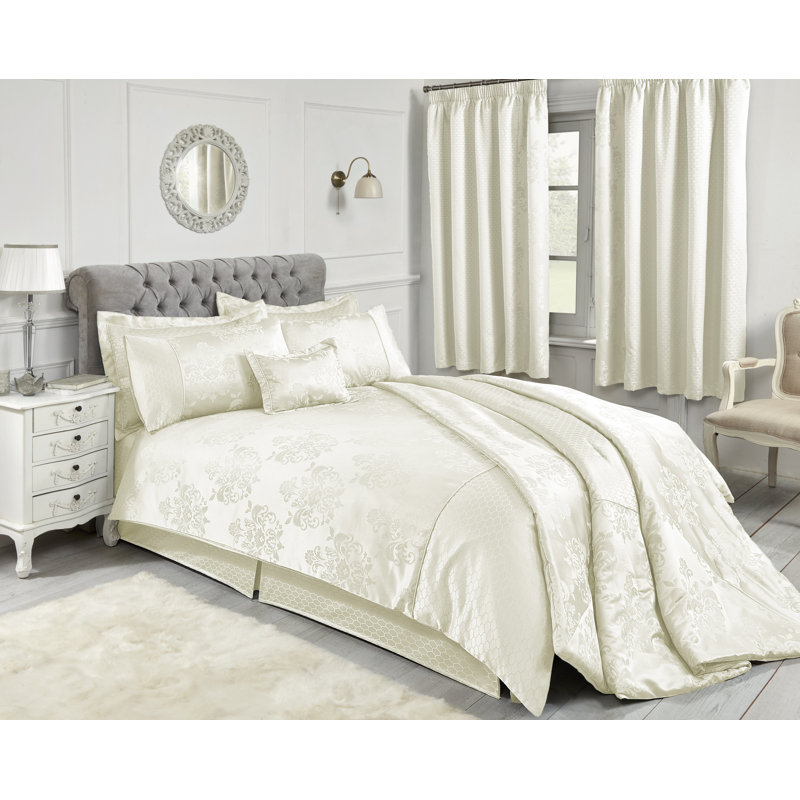 Gaskin Blackout Curtain Pair, Ivory