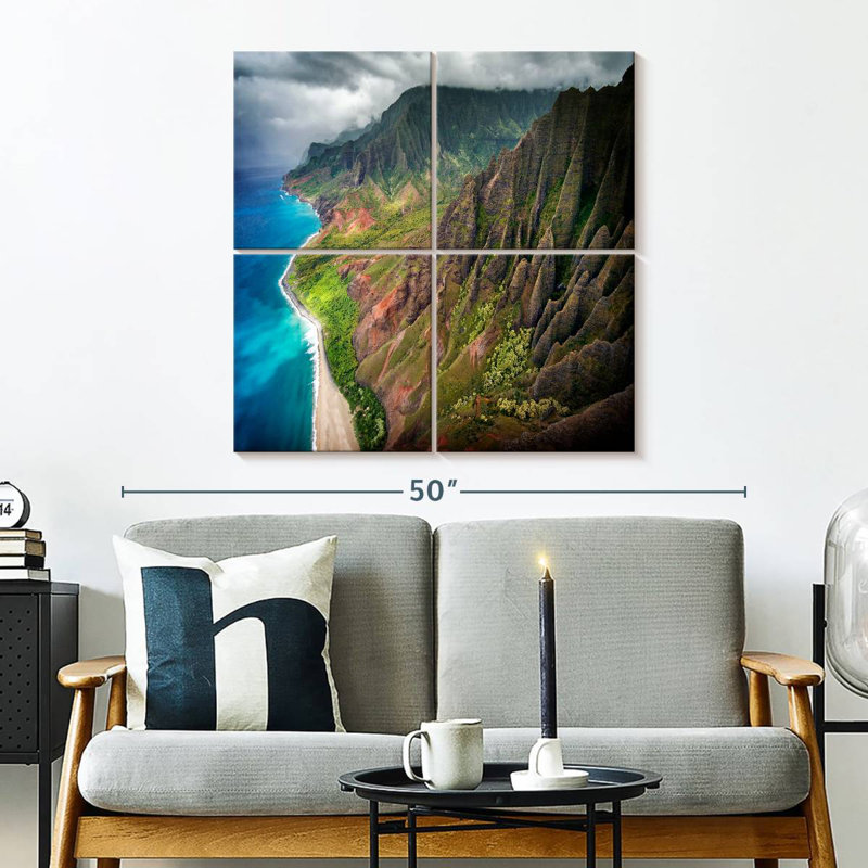 Na Pali Coastline, 32" H x 32" W