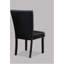 Chaise d'appoint 2 pièces avec garniture cloutée et transitionnelle