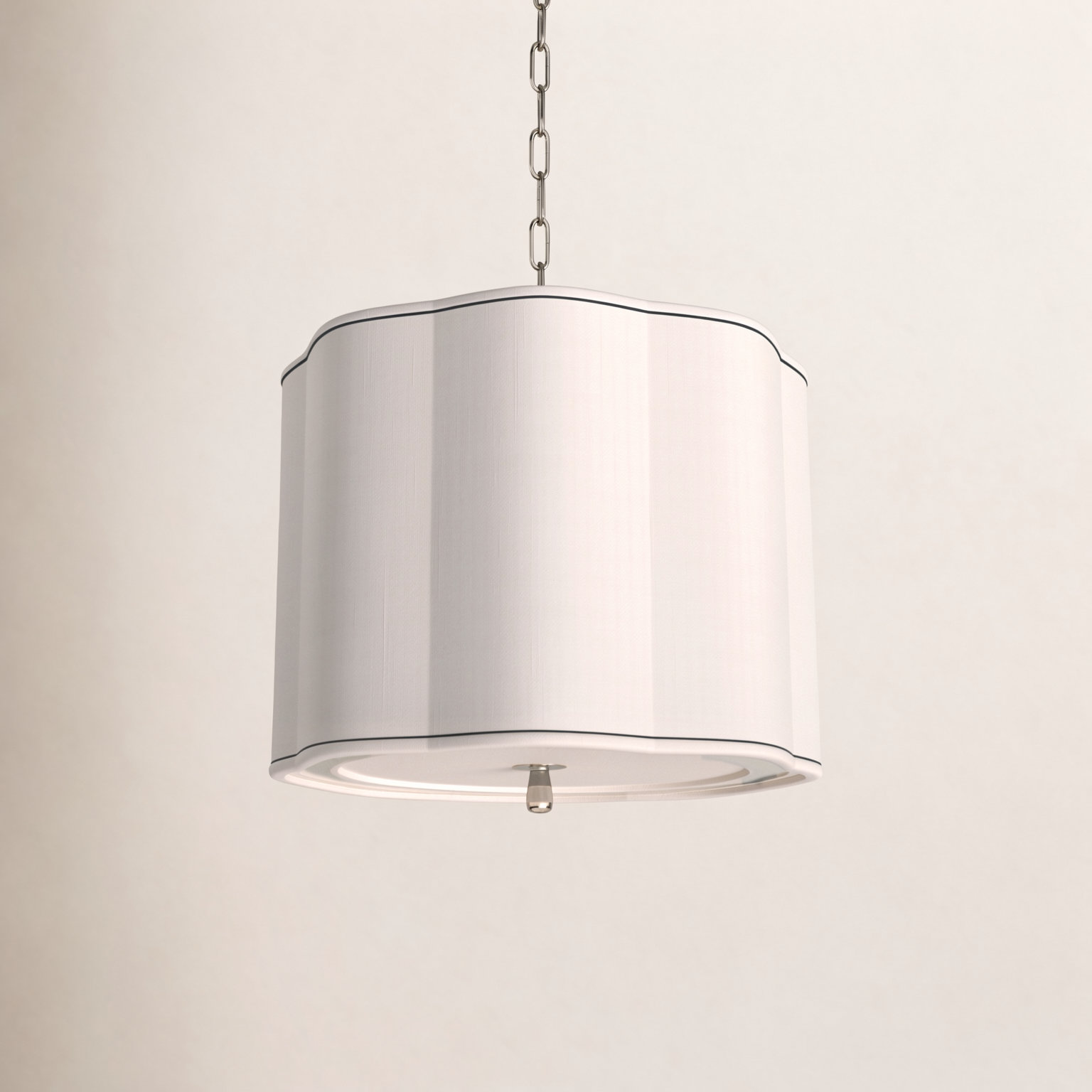 Abercorn 4 Light Pendant, Polished Nickel