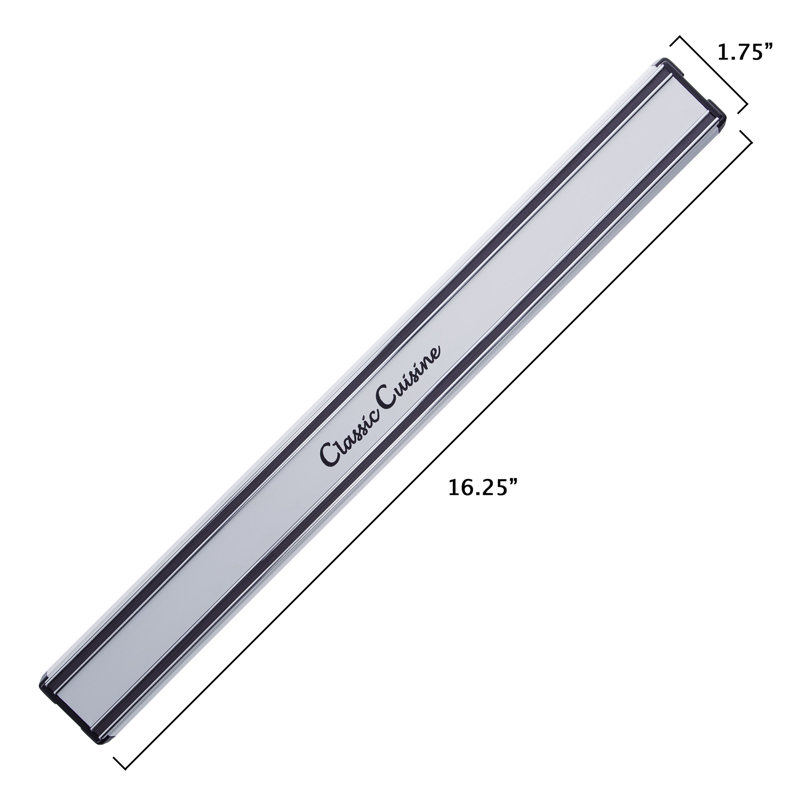 Porte-couteaux magnétique 16" à cuisine classique, 16 po