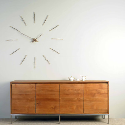 Merlin Metal Wall Clock