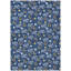 Tapis bleu marine flocon de neige intérieur / extérieur lavable à la machine Ho Ho Ho Xhevrie-625192624