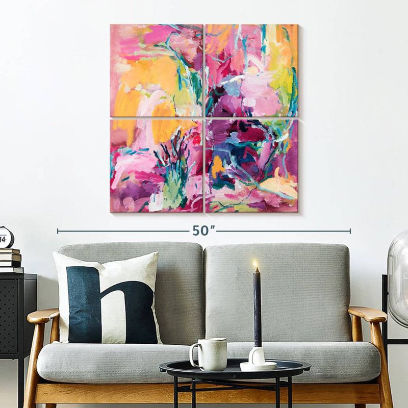 Garden Mix, 32" H x 32" W