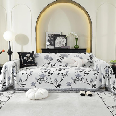 Cotton Box Cushion Sofa Slipcover