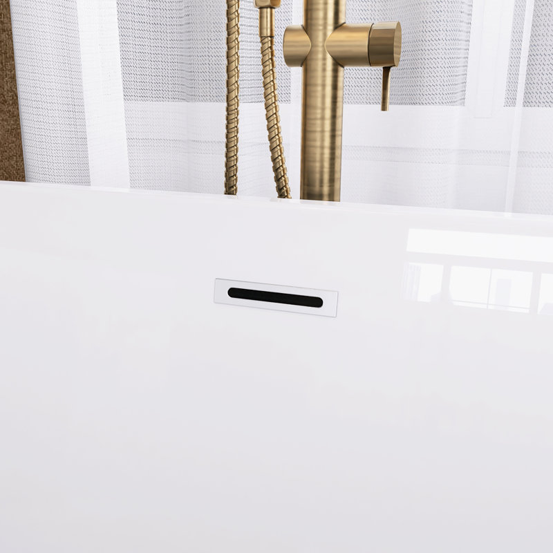 67'' x 30'' Soaking Acrylic Bathtub