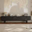 Modern Black Manufactured Wood TV Stands